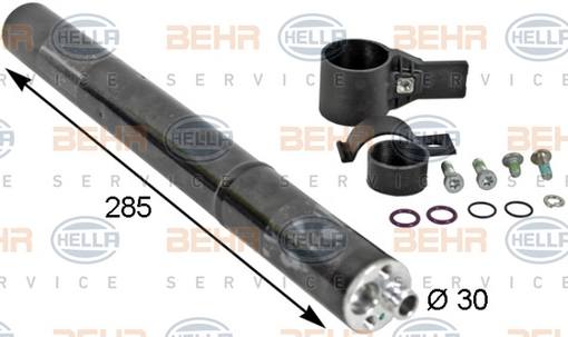 Audi A/C Receiver Drier Insert 8T0298403 - Behr 351193271